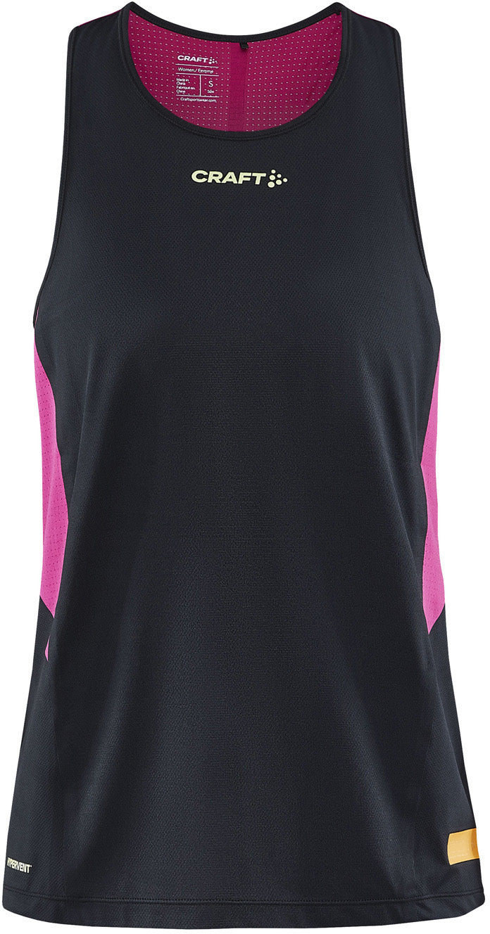 Craft Pro Hypervent Singlet Dame Xs Sort Craft Pro Hypervent Singlet Dame Xs Sort