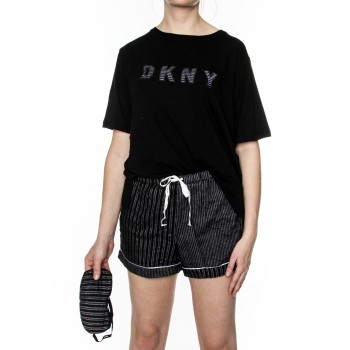 DKNY Hello Fall Pj Set Box Sort mønstret Small Dame DKNY Hello Fall Pj Set Box Sort mønstret Small Dame