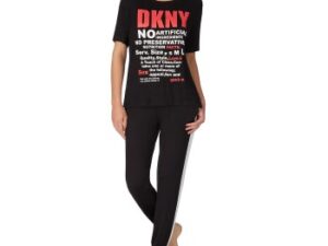 DKNY Only In DKNY T-shirt And Jogger Set Sort viskose Medium Dame