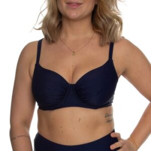 Damella Grace Basic Bikini Bra Marineblå B/C 38 Dame