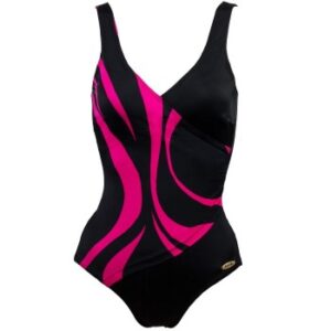 Damella Julia Basic Swimsuit Cerise 38 Dame