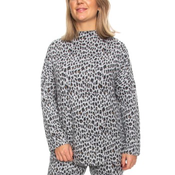 Damella Melange Brushed Top Grå Large Dame Damella Melange Brushed Top Grå Large Dame