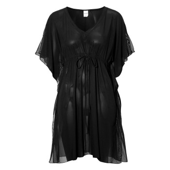 Damella Selma Basic Cover Up Tunica Sort polyamid One Size Dame Damella Selma Basic Cover Up Tunica Sort polyamid One Size Dame