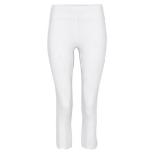 Decoy Capri Leggings Hvid økologisk bomuld Small Dame