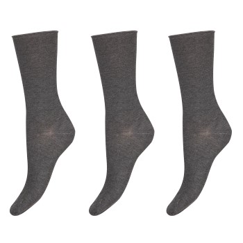 Decoy Strømper 3P Thin Comfort Top Socks Grå Strl 37/41 Dame Decoy Strømper 3P Thin Comfort Top Socks Grå Strl 37/41 Dame