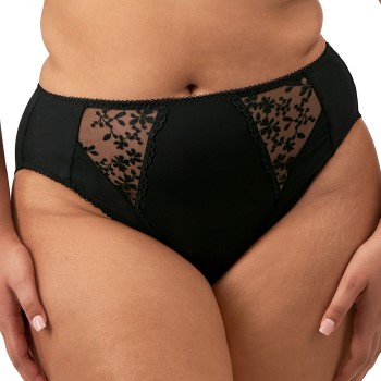 Elomi Trusser Zarla High Leg Brief Sort polyamid Medium Dame Elomi Trusser Zarla High Leg Brief Sort polyamid Medium Dame