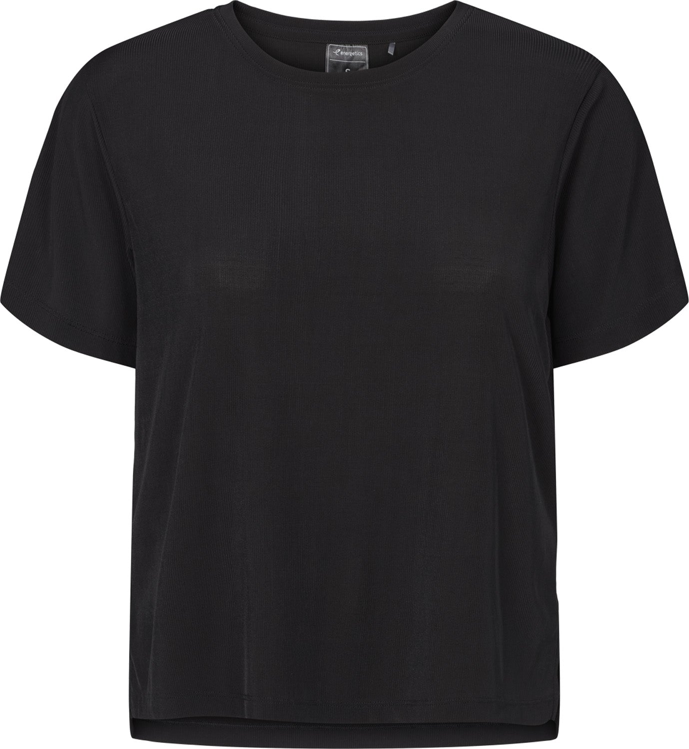 Energetics Wow Ribbed Trænings Tshirt Dame Sort Energetics Wow Ribbed Trænings Tshirt Dame Sort