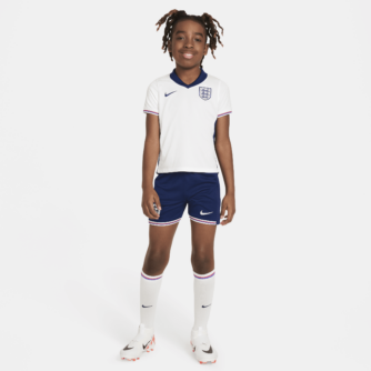 England 2024/25 Stadium Home Nike Football Replica-sæt i tre dele til mindre b⌀rn - hvid