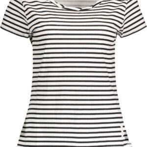 Etirel Ida Stripe Tshirt Dame Xs Hvid