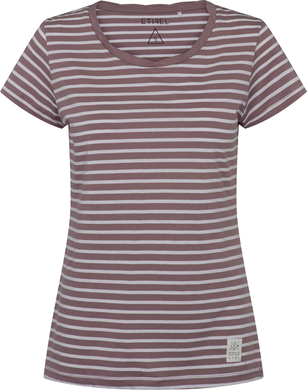 Etirel Nautic Stripe Tshirt Dame Xs Brun Etirel Nautic Stripe Tshirt Dame Xs Brun