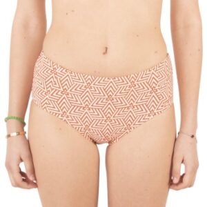 Femilet Aztec Java Sustainable Midi Bikini Brief Rustorange polyamid 40 Dame
