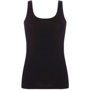 Femilet Basic Cotten Tank top, sort, Størrelse: 36, Dame