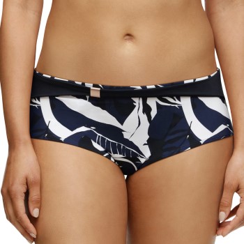 Femilet Honduras Midi Bikini Brief Blå/Hvid 38 Dame Femilet Honduras Midi Bikini Brief Blå/Hvid 38 Dame
