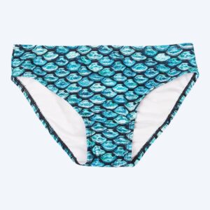 Fin Fun bikini underdel til piger - Tidal Teal (Lyseblå)
