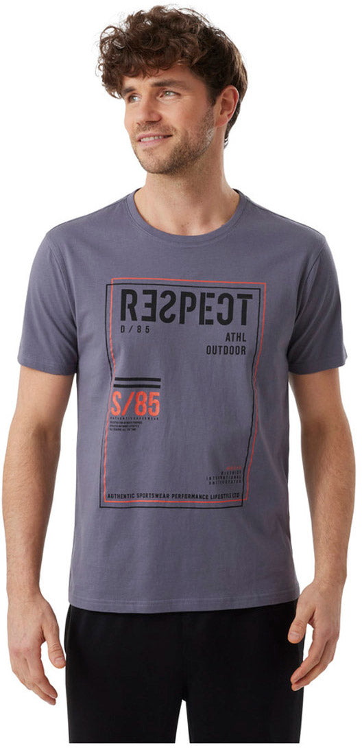 Firefly Anthony Printed Tshirt Herre Grå Firefly Anthony Printed Tshirt Herre Grå