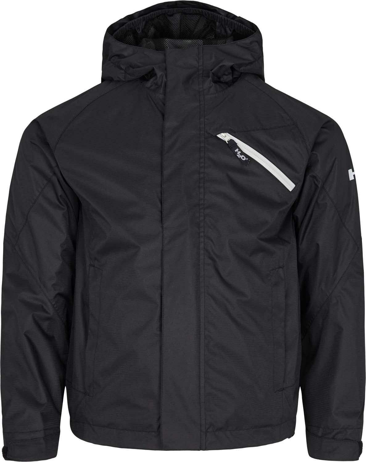 H2o Voss Regnjakke Unisex 110/116 Sort H2o Voss Regnjakke Unisex 110/116 Sort