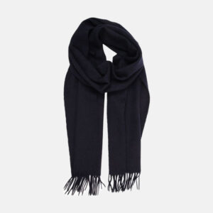 Halstørklæde | 100% uld | Navy