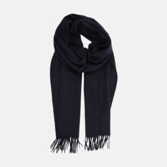 Halstørklæde | 100% uld | Navy