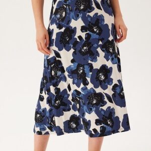 Happy Holly Soft Midi Skirt Patterned 32/34