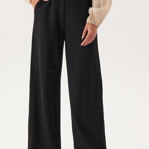 Happy Holly Soft Wide Leg Pants Black 32/34