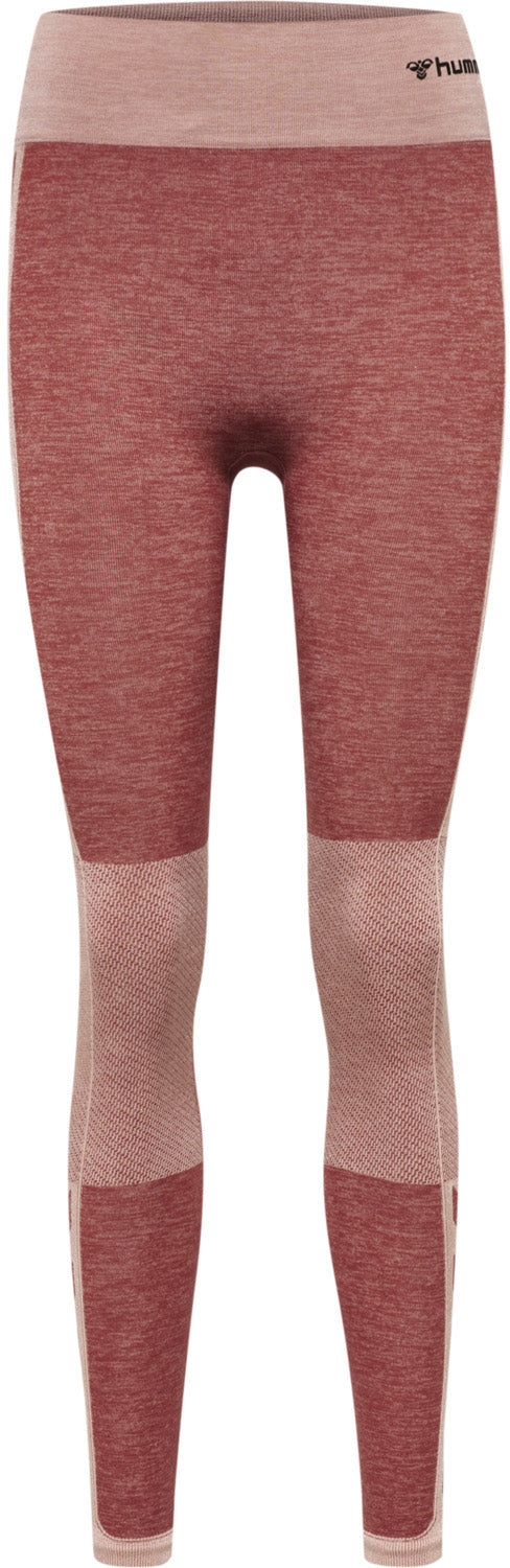Hummel Clea Seamless Mid Waist Leggings Dame Xs Rød Hummel Clea Seamless Mid Waist Leggings Dame Xs Rød