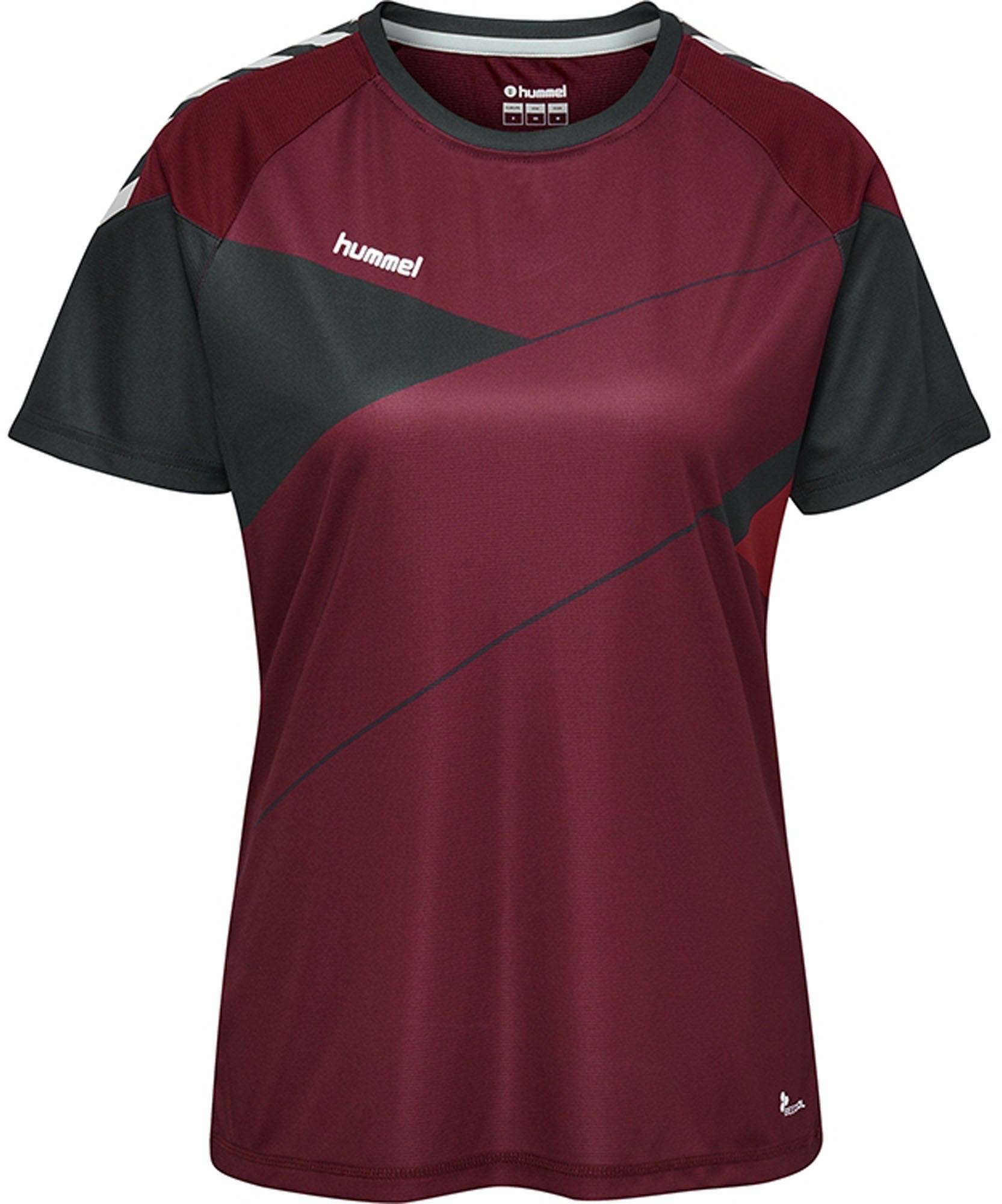 Hummel Court Jersey S/s Dame Xs Rød Hummel Court Jersey S/s Dame Xs Rød