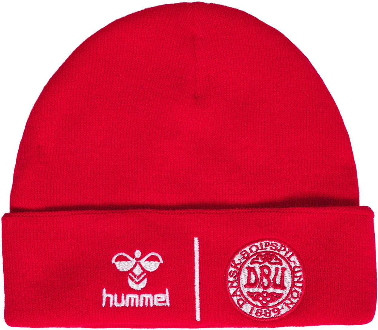 Hummel Dbu Danmark Fan Hue Unisex One Size Rød Hummel Dbu Danmark Fan Hue Unisex One Size Rød