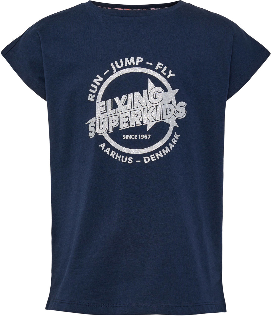 Hummel Flying Superkids Hop Tshirt Dame 104 Blå Hummel Flying Superkids Hop Tshirt Dame 104 Blå