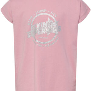 Hummel Flying Superkids Hop Tshirt Dame 104 Pink