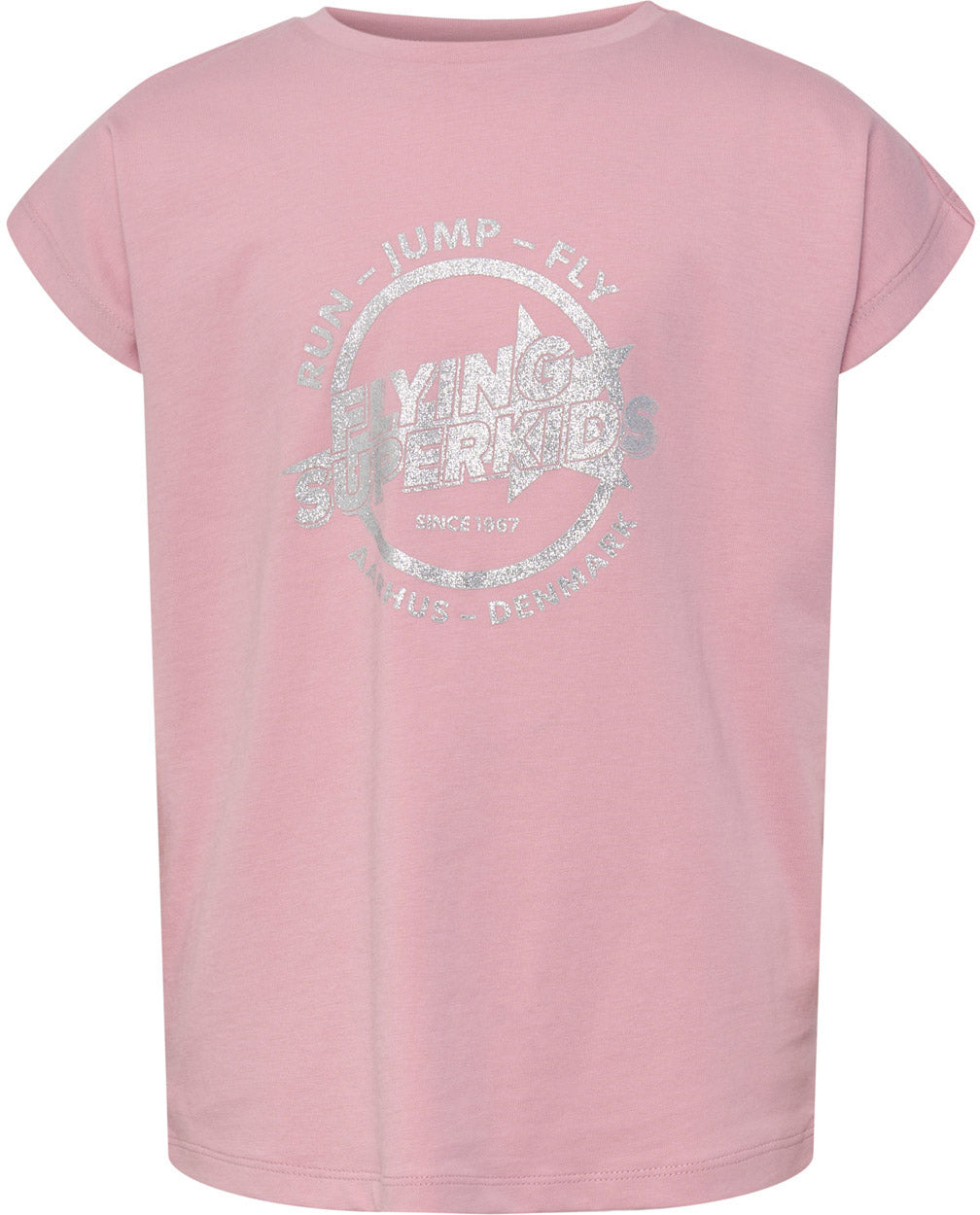 Hummel Flying Superkids Hop Tshirt Dame 104 Pink Hummel Flying Superkids Hop Tshirt Dame 104 Pink