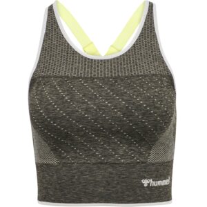 Hummel Hmlhana Seamless Sports Top Dame Xs Grå