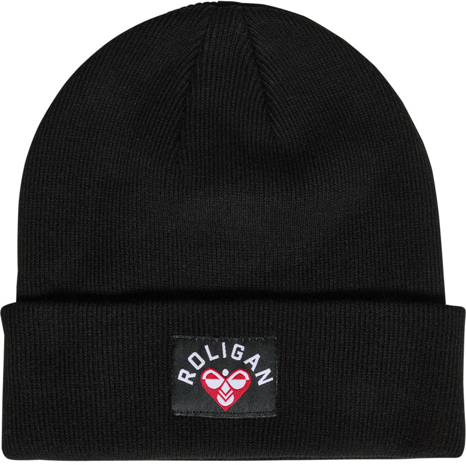 Hummel Roligan Knitted Beanie Unisex Onesize Sort Hummel Roligan Knitted Beanie Unisex Onesize Sort