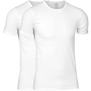 JBS 2P Bamboo Crew Neck T-shirt Hvid Small Herre JBS 2P Bamboo Crew Neck T-shirt Hvid Small Herre