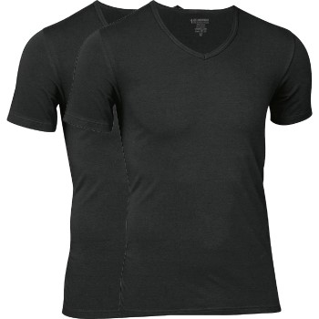 JBS 2P Bamboo T-shirt V-Neck Sort Small Herre JBS 2P Bamboo T-shirt V-Neck Sort Small Herre
