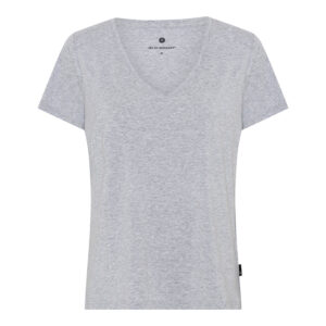 JBS of Denmark Bamboo Blend V-Tee t-shirt, grå, Størrelse: XS, Dame