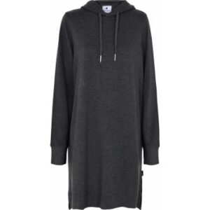 JBS of Denmark Bamboo Hoodie Dress Mørkgrå Small Dame