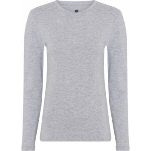 JBS of Denmark Bamboo Long Sleeve Slim Tee Grå Small Dame