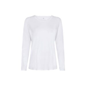 JBS of Denmark Bamboo Long Sleeve Top Hvid Small Dame