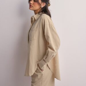 JJXX - Beige - Jxjamie Ls Rlx Linen Blend Shirt Wv