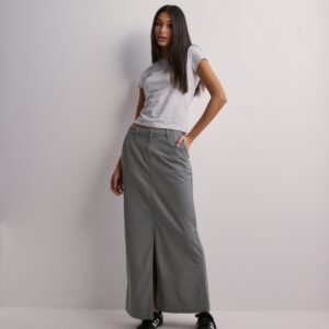 JJXX - Grå - Jxmaddy Reg Long Mw Skirt Pnt