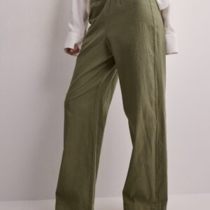 JJXX - Gr⌀n - Jxpoppy Linen Hw Pant Pnt
