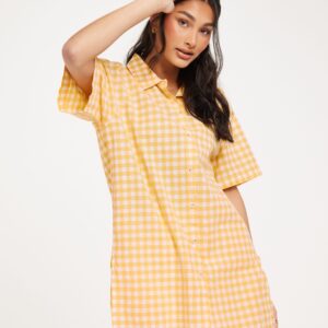 JJXX - Gul - Jxchristel Linen Ss Long Shirt Wvn