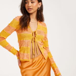 JJXX - Orange - Jxnori Cardigan Knit