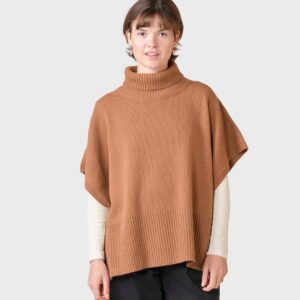 Klitmøller Collective - Alba knit poncho - Camel - S/M