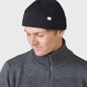 Klitmøller Collective - Fine short beanie - Black - One size