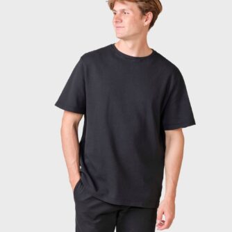 Klitmøller Collective - Mens boxy structure tee - Black - S