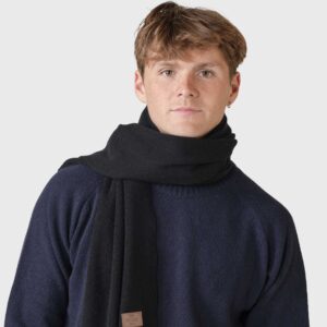 Klitmøller Collective - Rib scarf - Black - One size