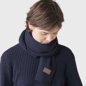 Klitmøller Collective - Rib scarf - Navy - One size