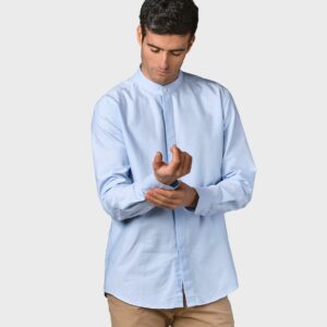 Klitmøller Collective - Simon shirt - Blue melange - S
