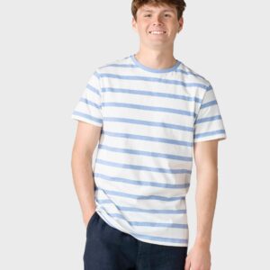Klitmøller Collective - Sunny tee - Cream/light blue - S